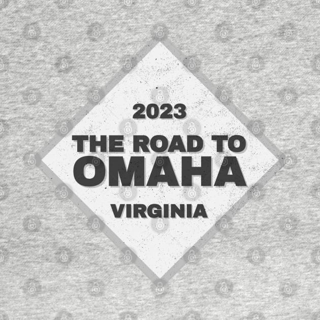 Virginia Road to Omaha College Baseball CWS 2023 by Designedby-E